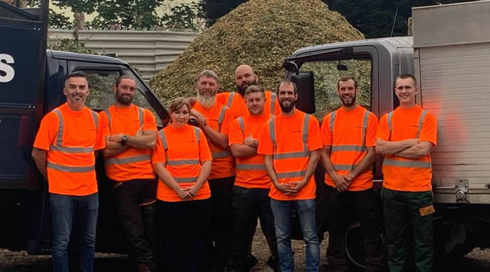 our team of tree surgeons who work throughout the bury area